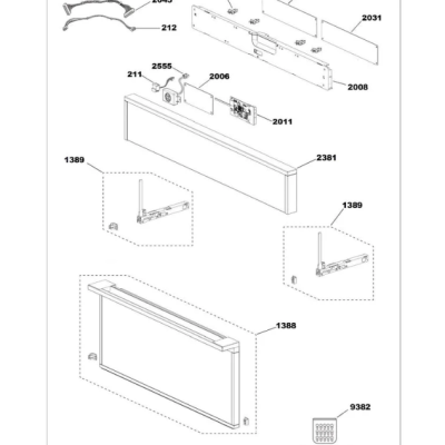 GE WG02F13841 MAIN BOARD ASM